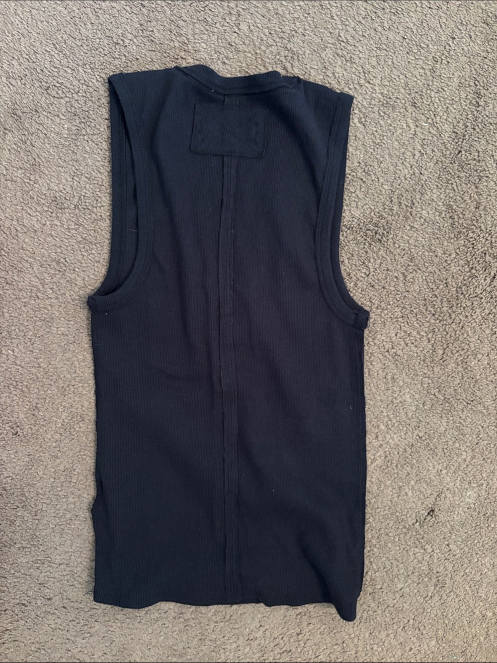 We The Free Black V-Neck Ribbed Tank - Picture 3 of 3